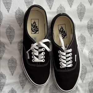 Vans Black Canvas Sneakers